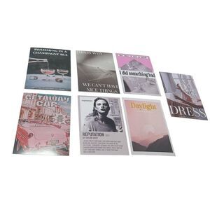 Taylor Swift Photo Cards LOMO Reputation 2017 6” x 4” set of 7